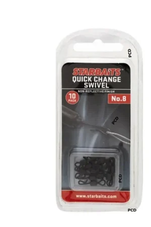 Acheter En Ligne Emerillons Starbaits Quick Change Swivel N°8 Par 10