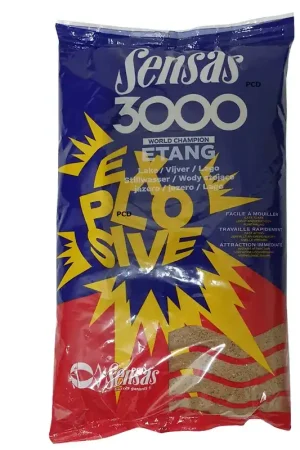 Vente Flash Amorce Sensas 3000 Explosive Etang 1kg