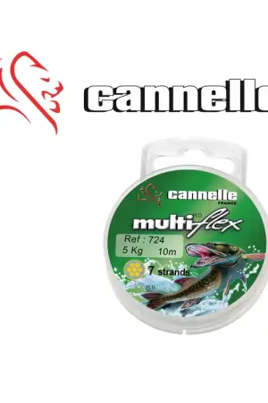 BAS DE LIGNE ACIER CANNELLE MULTIFLEX C724 10M Offre Du Jour