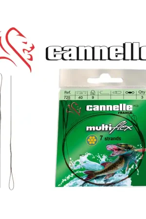 Vente Directe BAS DE LIGNE ACIER CANNELLE MULTIFLEX C725 40CM PAR 3