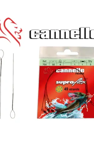 BAS DE LIGNE ACIER CANNELLE SUPRAFLEX C755 50CM PAR 3 Acheter En Ligne
