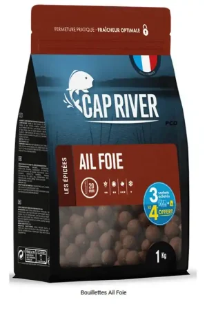 Bouillettes Cap River Ail Foie 5KG Achat Immédiat