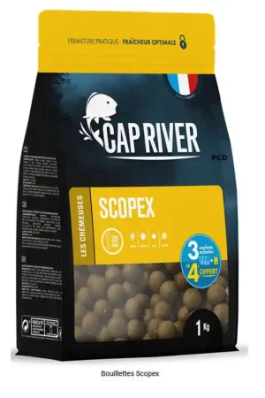 Commande En Gros Bouillettes Amorçage Cap River Scopex 2KG500