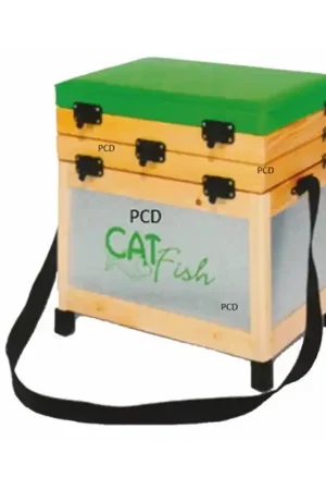 Soldes Panier Siège Catfish Rustic Bois et Alu 2 Casiers