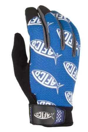 Gants de Pêche AFTCO Utility Blue XXL Pas Cher