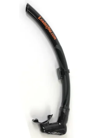Tuba Plongée Snorkeling Leaderfins L1 avec purge Pas Cher