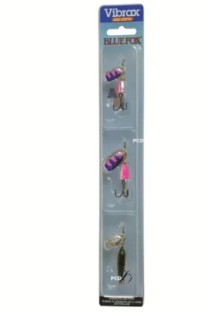 Paiement Sécurisé Kit Cuillers Vibrax Rainbow Trout