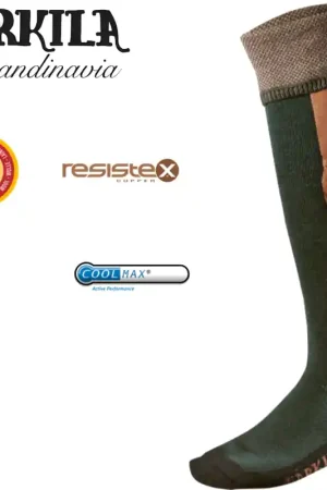 Prix Cassé Chaussettes Homme Harkila De Compression Sporting Estate Bottle Green/Bronze Taille S