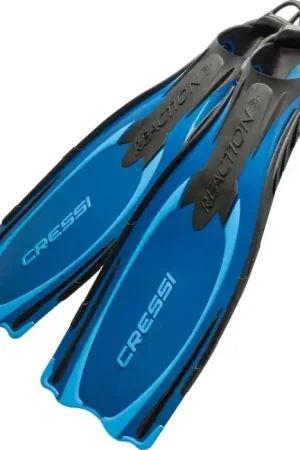 Vente Flash Palmes Cressi Reaction EBS Bleues/azur