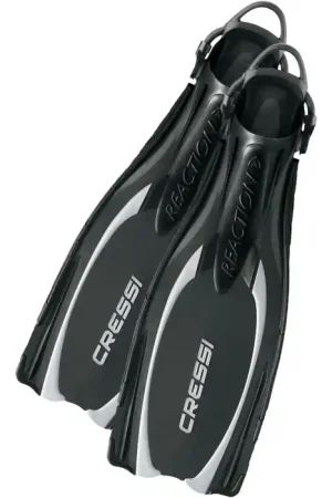Expédition Rapide Palmes Cressi Reaction EBS Noires/silver
