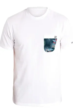 Commander Vite T-Shirt Billabong Homme Team Pocket manches courtes - White - 2018