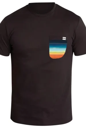 Expédié Aujourd’hui T-Shirt Billabong Homme Team Pocket manches courtes - Black - 2018