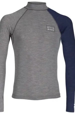 Livraison Express Surf shirt Billabong Contrast ls - Grey - 2018