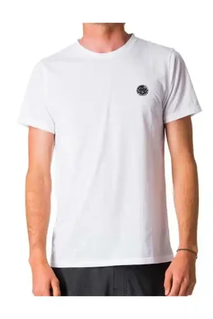 T-Shirt Homme Rip Curl Surflite - Blanc Petit Prix