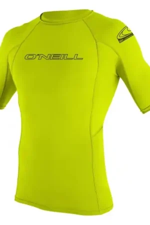 Meilleure Vente Lycra homme manches courtes O'Neill Basic Skins - Citron vert - XS