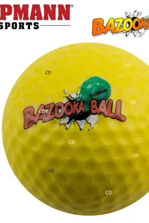 BALLE BAZOOKA BALL JAUNE PAR 1 Quantité Limitée
