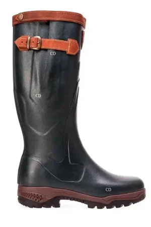 Bottes Homme Aigle Caoutchouc Parcours 2 Trophée Kaki Authentique