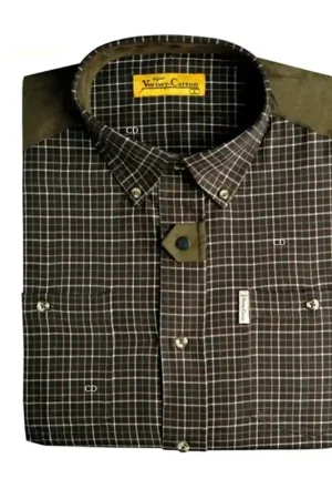 Chemise Homme Pro Hunt Vitry Marron Produit De Marque