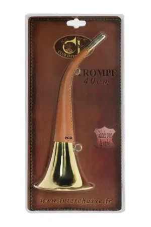 Dernier Modèle Trompe De Chasse Pavillon Club Interchasse Xavier 40cm