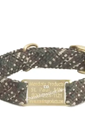 Quantité Limitée Collier Avec Plaque D'identification Tweed Roc Import