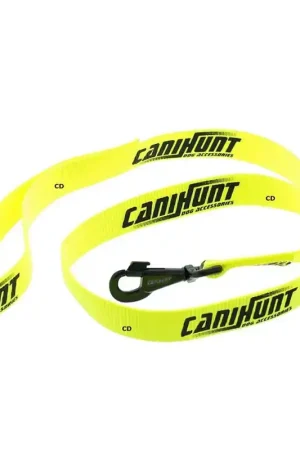 Laisse Simple Plate Canihunt Hunter Jaune 120CM Marque