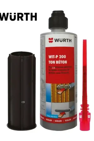 KIT DE SCELLEMENT CHIMIQUE POUR COFFRE-FORT WURTH 8MM Soldes