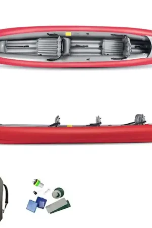 Super Prix Kayak gonflable Gumotex Solar 019 Rouge | 3 places
