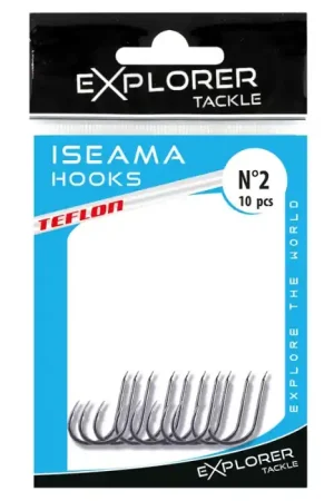 10x ISEAMA HOOK - TEFLON - N° 10 Certifié