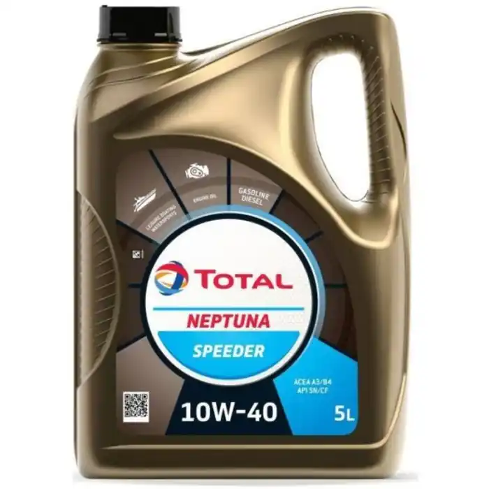 Huile Total Neptuna Speeder - 10W40 - Essence et diesel - 5 L Satisfait Ou Remboursé