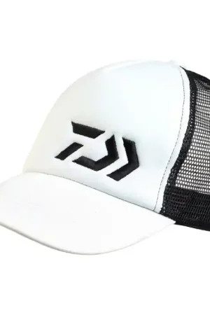 Achat Immédiat Casquette Daiwa Matelasse-mesh Noir-blanc