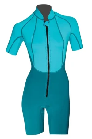 Commander Vite Shorty Beuchat Atoll Zip - 2 mm - Femme - Bleu Atoll