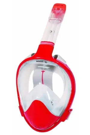 Bon Marché Masque de surface Beuchat Rouge - Adulte