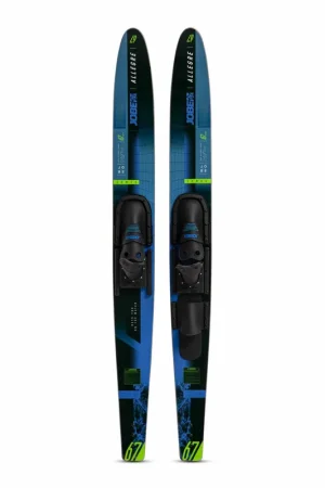 Nouveauté Jobe Allegre Combo skis nautiques 67 pouces bleus 67 INCH (170,2 cm)