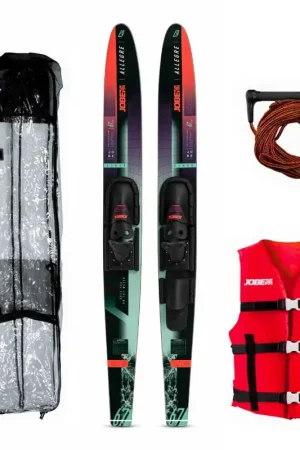 Acheter En Ligne Jobe Allegre Combo Ensemble de ski nautique 67 pouces rouge 67 INCH (170,2 cm)
