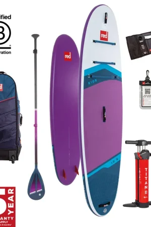red paddle Ride CT 10.6 ensemble de sup gonflable violet 10.6 FT (323 cm) Promotion