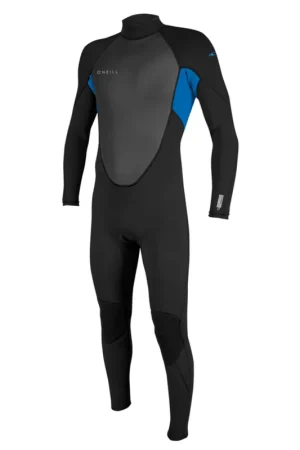 Oneill Reactor 2 fullsuit 3/2 mm bleu avec fermeture arrière XS Prix Promo
