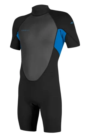 Soldes Oneill Reactor 2 shorty 2 mm enfant bleu avec fermeture arrière 122