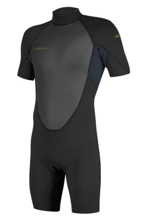Offre Limitée Oneill Reactor 2 shorty 2 mm enfant noir/navy avec fermeture arrière 122