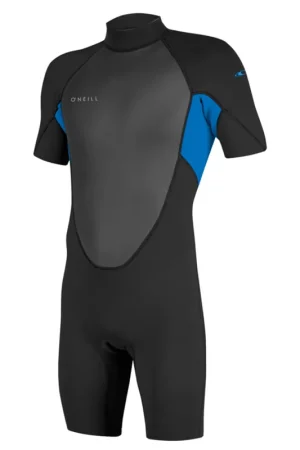 Oneill Reactor 2 shorty 2 mm noir/bleu avec fermeture arrière XS Vente Directe