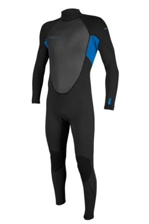 Achetez Aujourd’hui Oneill Reactor 2 fullsuit 3/2 mm enfant noir/bleu avec fermeture arrière 122