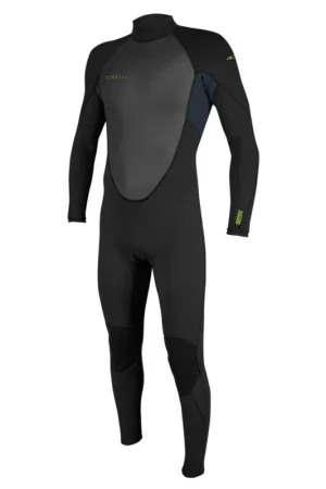 Vente Directe Oneill Reactor 2 fullsuit 3/2 mm enfant noir/navy avec fermeture arrière 122