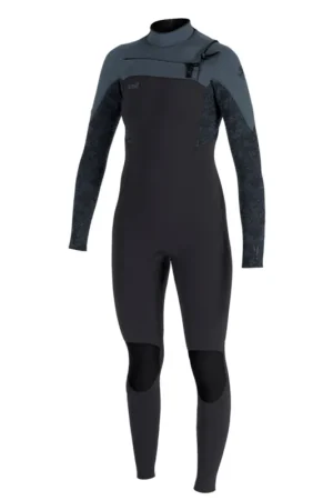 Oneill Epic fullsuit 3/2 mm femme noir/gris avec fermeture avant 2XS Petit Prix