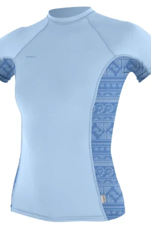 Oneill Hyperfreak rashguard femme bleu clair XS Vente Flash