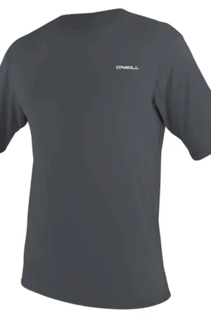 Oneill Basic rash guard manches courtes homme gris XS Solde