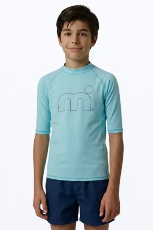 Mistral Ocean rash guard à manches courtes bleu 128 Populaire