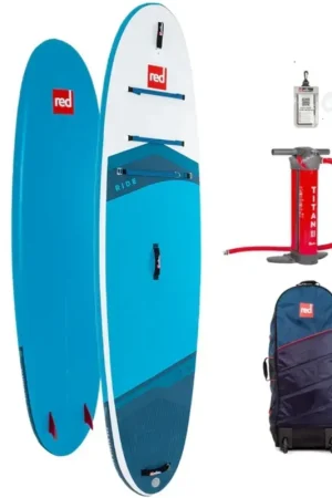 red paddle Ride 10.6 ensemble de paddle gonflable teal 10.6 FT (323 cm) Authentique