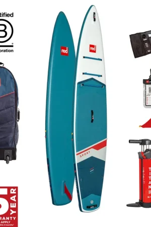 red paddle Sport 12.6 ensemble de paddle gonflable teal 12.6 FT (384 cm) Satisfait Ou Remboursé