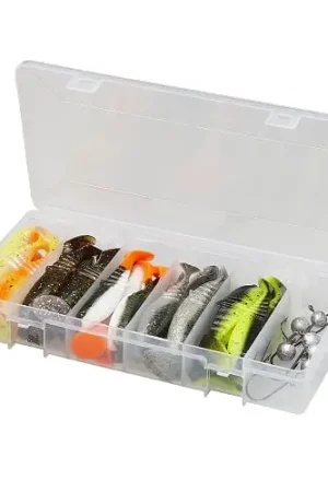 Prix Choc SG Cannibal Shad Kit 6.8&8cm Mixed Colors 36pcs