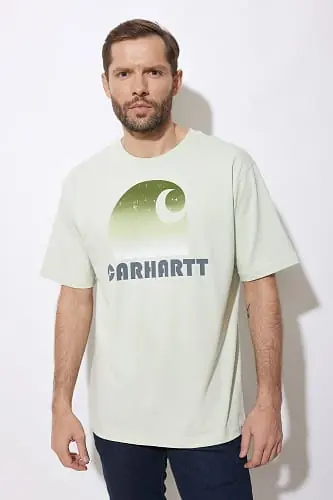 Carhartt Heavyweight C Tender Greens M T-shirt Prix Choc