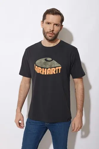 Carhartt Heavyweight Camo Shirt C Black S Haute Qualité